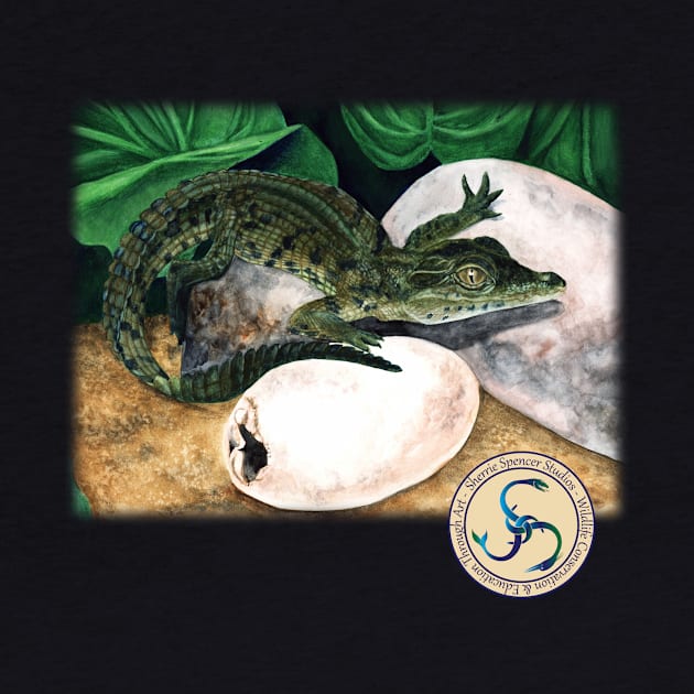 Baby Crocodile Hatchling by Sherrie Spencer Studios